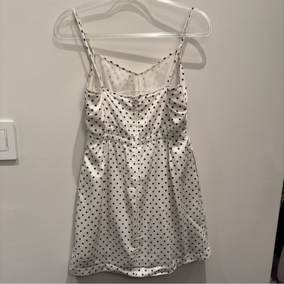 J.Crew Polka Dot Spaghetti Strap Dress Size 4 - Picture 3 of 10